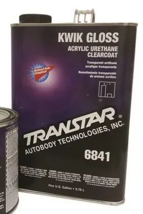 6841 Transtar 845505000403 Kwik Gloss Clear Coat - 1 Gallon