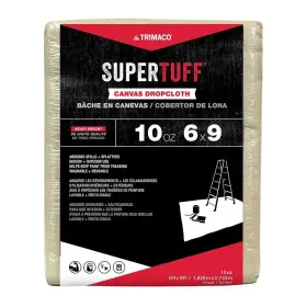 4236314 Trimaco 51129 Supertuff Drop Cloth 6-feet X 9-feet Tan 54 Sq Ft