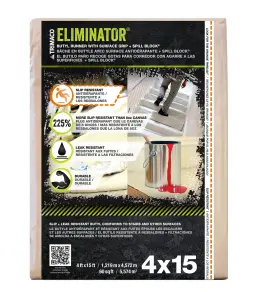 80328 Trimaco Eliminator Butyl Drop Cloth 4-feet X 15-feet