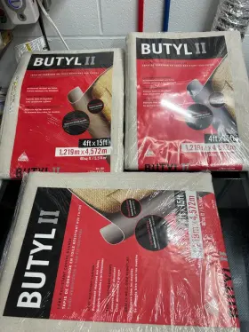 85328 Trimaco Supertuff 3-pack Lot Butyl Ii 2 Layer Canvas 4ft X 15ft Two Drop Cloth