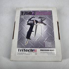 Tritech T750 2f 7/8 Inch Professional Airless Spray Gun 7500 Psi New