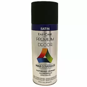Pds4-aer True Value Mfg Company 6 Pack Premium Decor Spray Paint Black Satin 12-oz