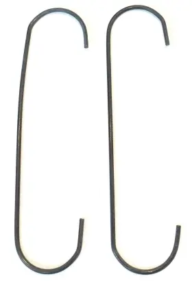 Hc120-12 Truxx Mfg. 60 Pack Powder Coating Metal C Hooks Hangers - 12 Inch 1 Arch Hc120 X