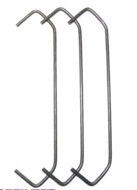 Hv062-09 Truxx Mfg. 100 Pack Powder Coating Metal V Hooks Hangers - 9 Inch 0.062 Wire