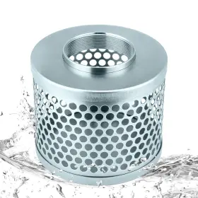 Sew-tujoe-0342 Tujoe 3 Inch Round Hole Suction Strainer Filter Carbon Steel Plated