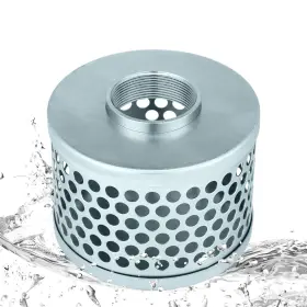 Sew-tujoe-0343 Tujoe 2 Inch Round Hole Suction Strainer Filter Carbon Steel Plated