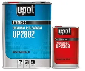 2881-2303 U-pol Upol 2882 Fast Kit Overall Clear Urethane Clearcoat Universal 41 K