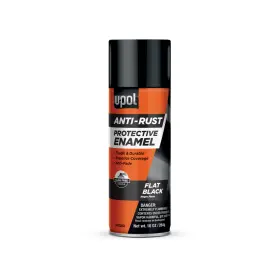 Up2082 U-pol Anti Rust Protective Enamel Spray 10 Ounce Pack Of 1 Flat Black