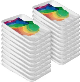 Pl-7162 Unvert Paint Tray Liners 1- Quart Capacity Overlapping Edges Fits 9 Inch White