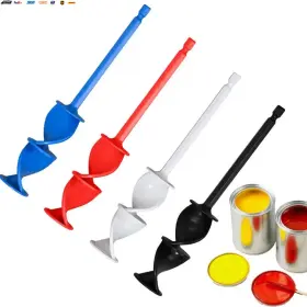 Usa-viralfinds 744110094329 4pcs Epoxy Mixer Helix Design Paint Drill Attachment Resin Pai