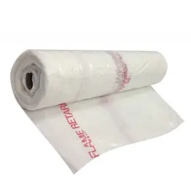 Vapor Barrier Supply 6 12 100 Mil Dura Skrim Fire Retardant String Reinforced Plastic Sheeting White