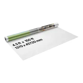 Pw01 Vevor 4.5 X 150 Ft House Wrap 0.13 Mm Thick Drop Cloth Vapor Barrier Covering