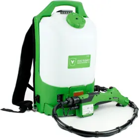 Victory Innovations 600421628915 Cordless Electrostatic Backpack Sprayer Disinfectant Clean Green