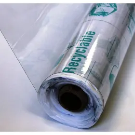 12-mil Vinyl-it 10012 Plastic Sheeting 4.5-ft X 75-ft Waterproof Washable Clear