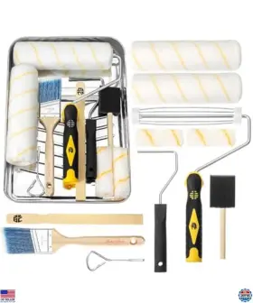 Jnwl010b401 Visit The Bates Choice Store 11-piece Paint Tray Set - 9 Inch And 4 Rollers Small Roller Trays Covers