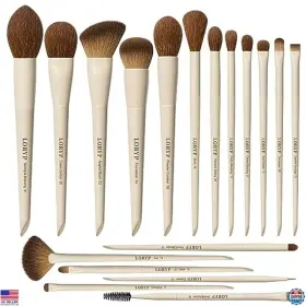 B0c93wngqj Visit The Loryp Store 18-piece Ultra Soft Makeup Brush Set - Labeled Face And Eye Brushes Kit