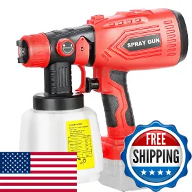 B0frd3lvl4 Vtuxcey Cordless Paint Sprayer For Milwaukee M18 18v Battery Handheld Gun