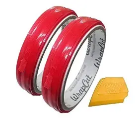 8542118025 Vvivid Wrap Cut 32ft 10m Vinyl Edge Cutting 2 Rolls Squeegee Clear