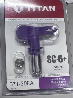 671-308a Wagner Spray Tech Corporation 671-308 Titan 5000 Psi Sc-6 Synergy Fine Finish Tip New