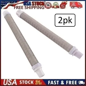 89958 Wagner Spray Tech Corporation 2x Titan White 60 Mesh Quick Change Push Style Gun Filter Replacemen