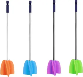 Waqonuy 313085883889 4 Pcs Silicone Resin Mixer Paddles For Drill Epoxy Attachment