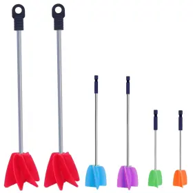 Waqonuy 606267223550 4 Pcs Silicone Resin Mixer Paddles For Drill Epoxy Attachment Dril