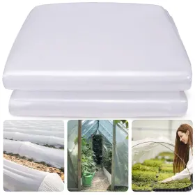 Qpewe-12laq Warmfarm 6 Mil Clear Greenhouse Plastic Sheeting Transparent Film For Greenhou