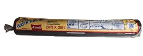 4ch20-b Warps Poly Film 25ft Ft L X 20ft W Black