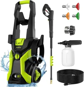 Wfg85al65 Wattflo Electric Pressure Washer - 4200 Max Psi 2.5 Gpm Power With 4 Green