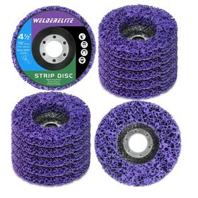 Welderelite B0d6k35b25 12-pack 4-1/2 Inch Purple Paint Strip Disc Wheel Angle Grinder
