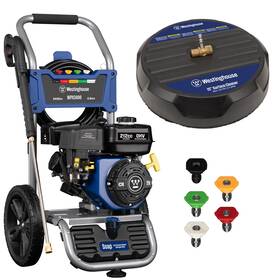 Westinghouse Wpx3400sc Gas Pressure Washer With 15-inch Surface Cleaner Blue