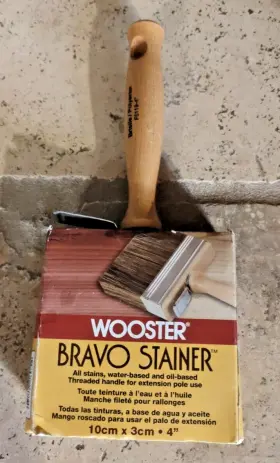F5119-4 Wooster 071497169846 New Brush Inch Bravo Stainer Bristle/polyester Stain 4