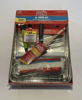 7149719402 Wooster Pro 8 - Piece Kit Shed Resistant Woven Premium Applicators