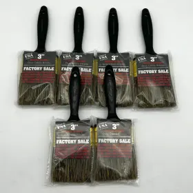0z11010030 Wooster Brush 6pk Z1101 Paint 3in Factory Sale Gray Deluxe Quality Bristle Flat