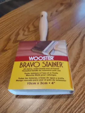 F5119-4 Wooster Brush Bravo Stainer Bristle/polyester Stain 4 Inch