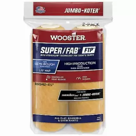 Rr942-4 Wooster Brush 1/2 Jk 2pk 4 Roll Cover -rr942-4