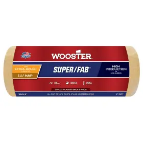 R243-9 Wooster Brush Super/fab Roller Cover 1-1/4-inch 9 Inch Golden Yellow