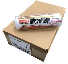 Wooster R523-9 Brush R523 9 Inch Microfiber 3/8 Nap Paint Roller White