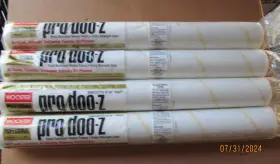 Rr641-18 Wooster Rr641 Inch Lot Of 4 Professional Pro Doo-z 3/16 Smooth Nap Roller 18