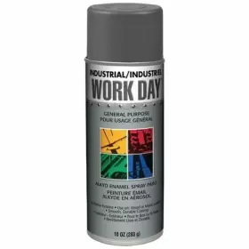 A04420007 Work Day Spray Paint Gloss Dark Gray 10 Oz
