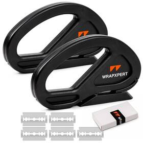 Wrapxpert Tl-g1 Wrapping Paper Cutter 2pack 7 Blades Car Vinyl Wrap Black