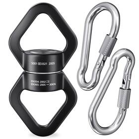 Yarkor 630128779627 Swing Swivel Safety Rotational Device Hanging Accessory 30kn 360