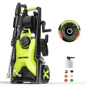 Yeryork Shye005-30 Adjustable 4000 Psi Pressure Washer 2.5 Max Gpm Power Green