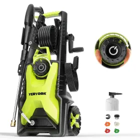 Shye005-30 Yeryork Adjustable 4000 Psi Pressure Washer 2.5 Max Gpm Power Green