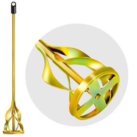 Youtex Yd-70 Paint Mixer For Drill Upgraded 4-blade 2.76 Inch Helix Mixing Paddle Rust-proof