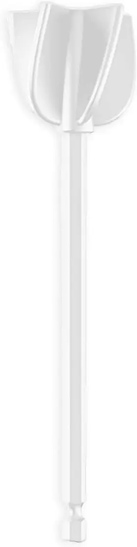 Yuanholumid 313018924931 White Helix Paint Mixer Drill Attachment Epoxy Paddle For Plaster Mi