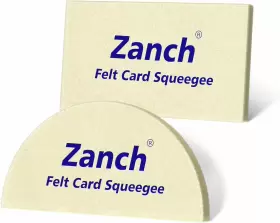 S100 Zanch Window Tint Tools Wool Felt Squeegee Flexible Shrink 2pcs Different Shape