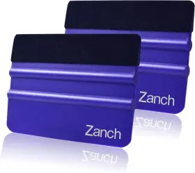 Wt-purole-fe-2 Zanch Felt Squeegee For Vinyl Plastic Edge Purple-2pcs Purple