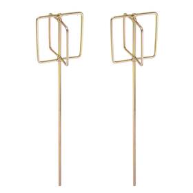 Zaplyte 636939038519 2pcs Paint Mixer For Drill Stirrer Attachment Mud Mixing Paddle