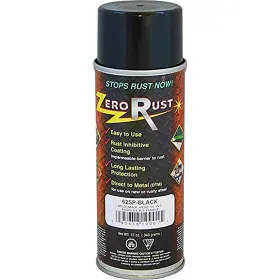62sp Zero Rust 095678100015 Black Inhibitive Coating 12oz Aerosol